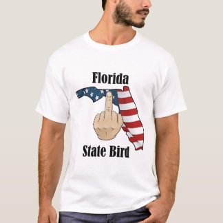 フロリダ州鳥Tシャツ中指フラグ Tシャツ