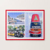 フロリダ州 – アメリカ – モザイク – ジグソーパズル (横)