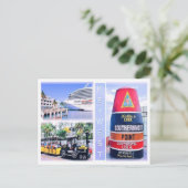 フロリダ州 – アメリカ – モザイク – ポストカード (スタンド正面)