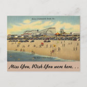 フロリダ州、ジャクソンビル、世界で最も美しいビーチ。 ポストカード (正面)