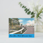 フロリダ州，ハリウッド，ザ・サークル ポストカード (スタンド正面)