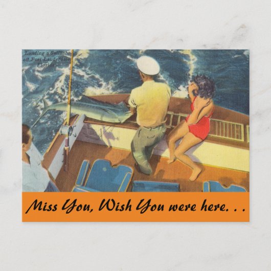 フロリダ州、フィートサイリフィング・ローダーデール ポストカード (正面)