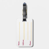 フロリダ州 ラゲッジタグ (裏面縦)