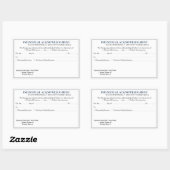 フロリダ州 公証者(Notary)確認証明書 4.5x2.7" 長方形シール (シート)