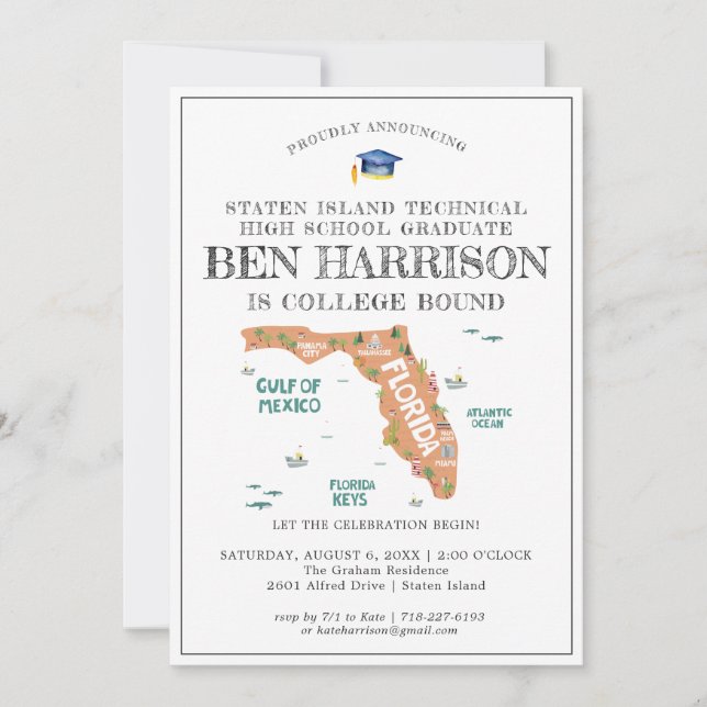 フロリダ州 |大学進学パーティー (正面)