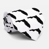 フロリダ州（白黒） ネクタイ (ロール)