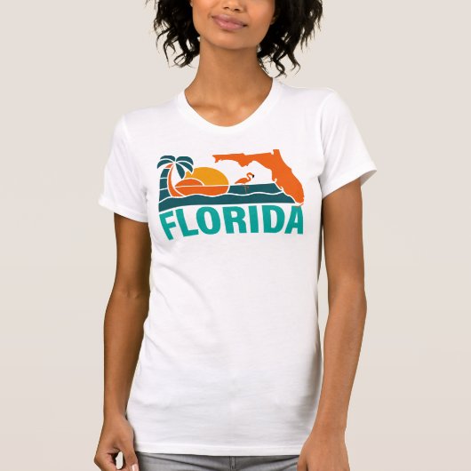 フロリダ州,米国 Tシャツ (正面)