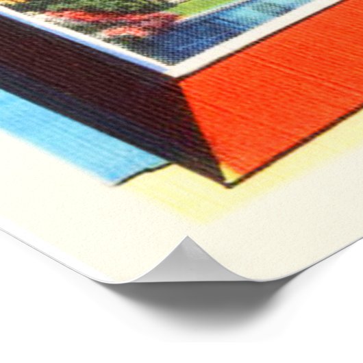 フロリダ州# 2 FL古いヴィンテージ旅行お土産 ポスター (角)