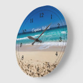 フロリダ州Captiva島 ラージ壁時計 (傾斜)