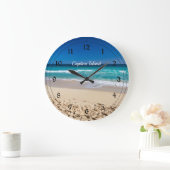 フロリダ州Captiva島 ラージ壁時計 (ホーム)