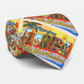 フロリダ州FLヴィンテージラージレターの州 ネクタイ (ロール)