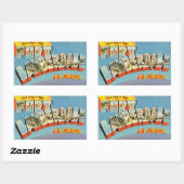 フロリダ州Sheet of 4 Fort Lauderdaleスタンプ 長方形シール (シート)