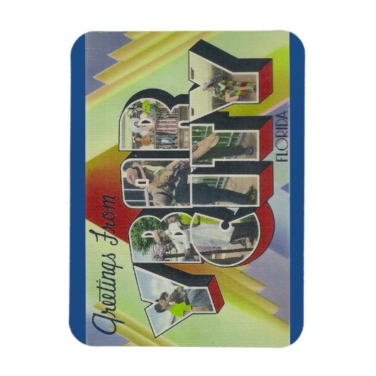 フロリダ州Ybor City Magnet マグネット (縦)