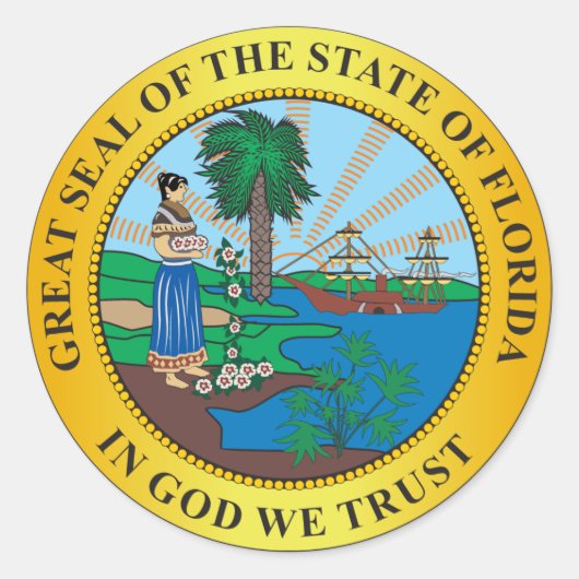フロリダ徴候 ラウンドシール (正面)