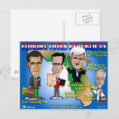 フロリダ投票4共和党員 ポストカード (正面/裏面)