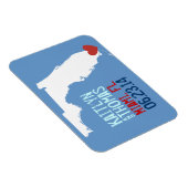 フロリダ日付の保存 – カスタマイズ可能な都市 マグネット (右側)