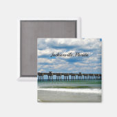 フロリダ桟橋ジャクソンビル マグネット (正面/裏面)