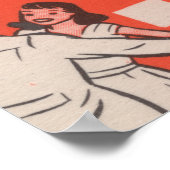 フロリダ湾のおもしろい油広告を持つ ポスター (角)