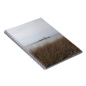 フロリダ湾ビーチ禁止針付き写真 ノートブック (右側)