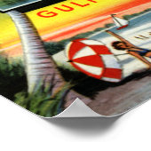 フロリダ湾岸高速道路大文字 ポスター (角)