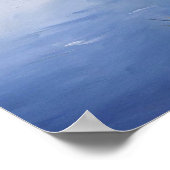 フロリダ湿地の荒野の草とヤシの木 ポスター (角)