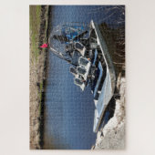 フロリダ湿地飛行船2 ジグソーパズル (縦)