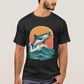 フロリダ熱帯のタンポサンセットアドベンチャー Tシャツ