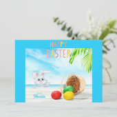 フロリダ熱帯海沿岸からのハッピーイースター シーズンカード (スタンド正面)
