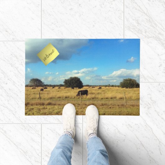 フロリダ牛 ドアマット (室内)