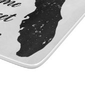 フロリダ素朴州のパンハンドルマップシルエットロゴ カッティングボード (角)