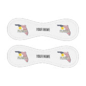 フロリダ統一された州レトロマップヴィンテージUSA 野球ボール (パネル)