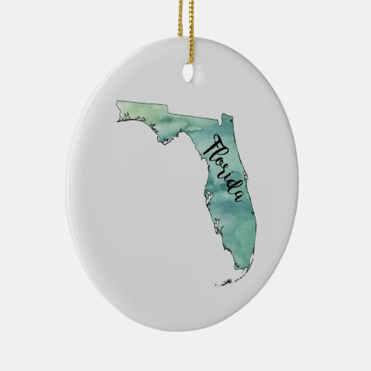 フロリダ絵画州イラストレーションオーナメント セラミックオーナメント (右)