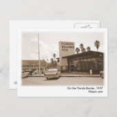 フロリダ縁ど1957年葉書 ポストカード (正面/裏面)