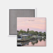 フロリダ運河コーラル岬 マグネット (正面/裏面)