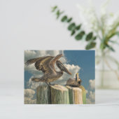 フロリダ野生生物のペリカンパロディーズ ポストカード (スタンド正面)