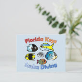 フロリダ鍵スキューバダイビング ポストカード (スタンド正面)