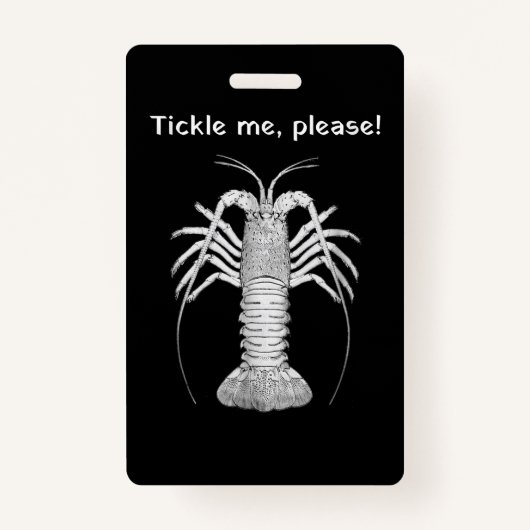 フロリダ鍵スピニーロブスターチクル、お願い バッジ (正面)