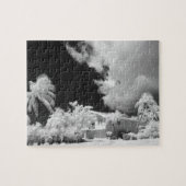 フロリダ鍵ズハウスとアメリカ合衆国のヤシの木。 ジグソーパズル (横)