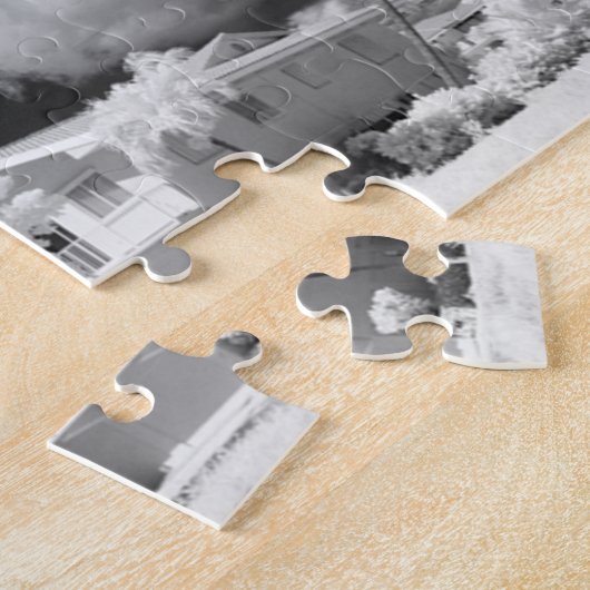 フロリダ鍵ズハウスとアメリカ合衆国のヤシの木。 ジグソーパズル (側面)