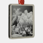 フロリダ鍵ズハウスとアメリカ合衆国のヤシの木。2 メタルオーナメント (右)