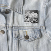 フロリダ鍵ズハウスとアメリカ合衆国のヤシの木。2 缶バッジ (インサイチュ)