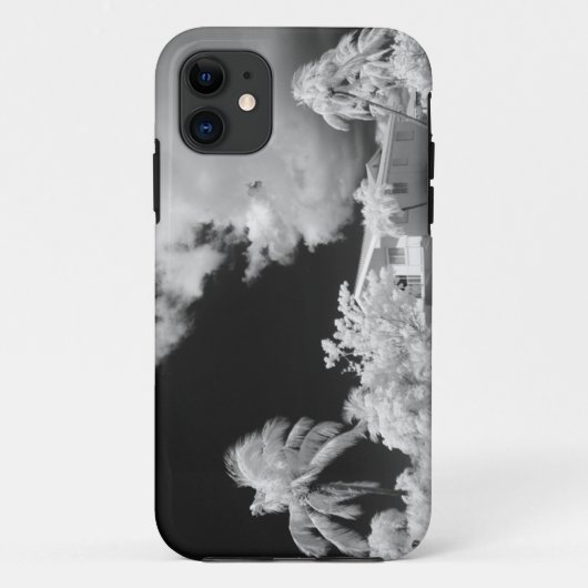 フロリダ鍵ズハウスとアメリカ合衆国のヤシの木。 Case-Mate iPhoneケース (裏面)