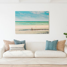 フロリダ鍵ズバイアホンダペリカンビーチシーン キャンバスプリント