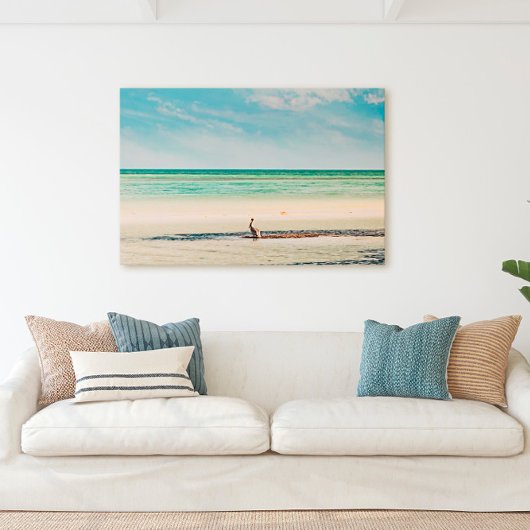 フロリダ鍵ズバイアホンダペリカンビーチシーン キャンバスプリント