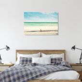 フロリダ鍵ズバイアホンダペリカンビーチシーン キャンバスプリント (インサイチュ (寝室))