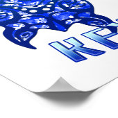 フロリダ鍵バケーショントライバルカメ ポスター (角)