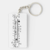 フロリダ鍵マラソン空港図/タクシー図 キーホルダー (裏面)