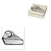 フロリダ鍵ライムキーライムパイスライスデザートスタンプ ラバースタンプ (押印)