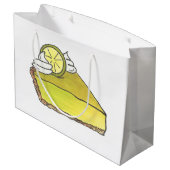 フロリダ鍵ライムパイスライスグルメ抱き枕 ラージペーパーバッグ (裏面アングル)