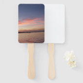 フロリダ鍵付きハンドファン日没の写真1面 ハンドファン (正面&裏面)